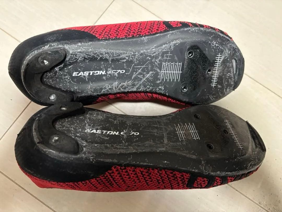 GIRO レッド シューズ EASTON EC70 サイズ43
