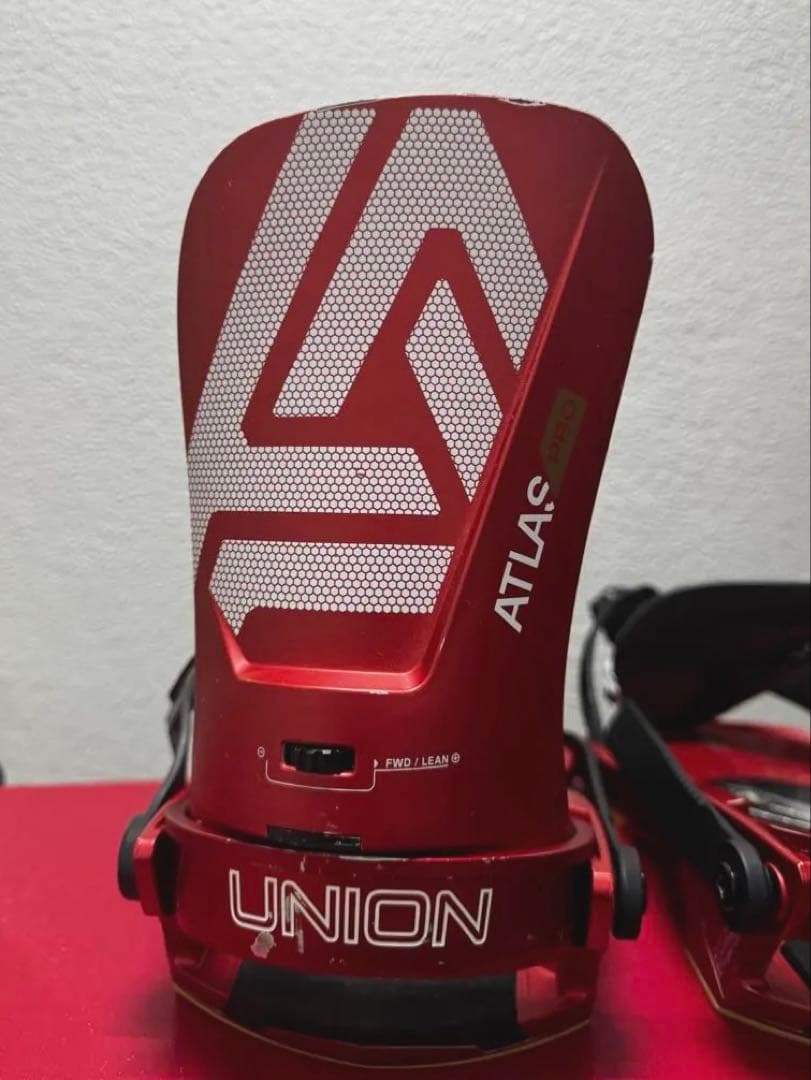24-25UNION ATLAS proビンディング レッド　Mサイズ