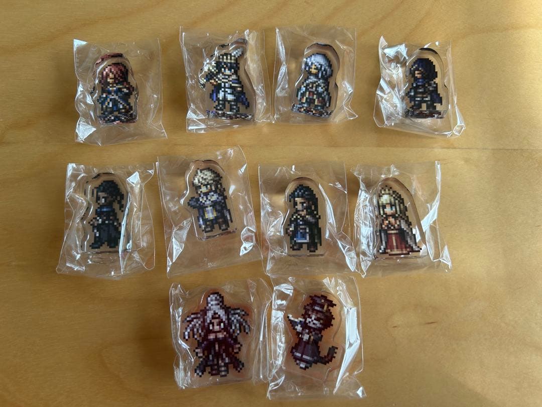 オクトパストラベラー0 ミニアクリルブロックコレクション ガチャガチャ