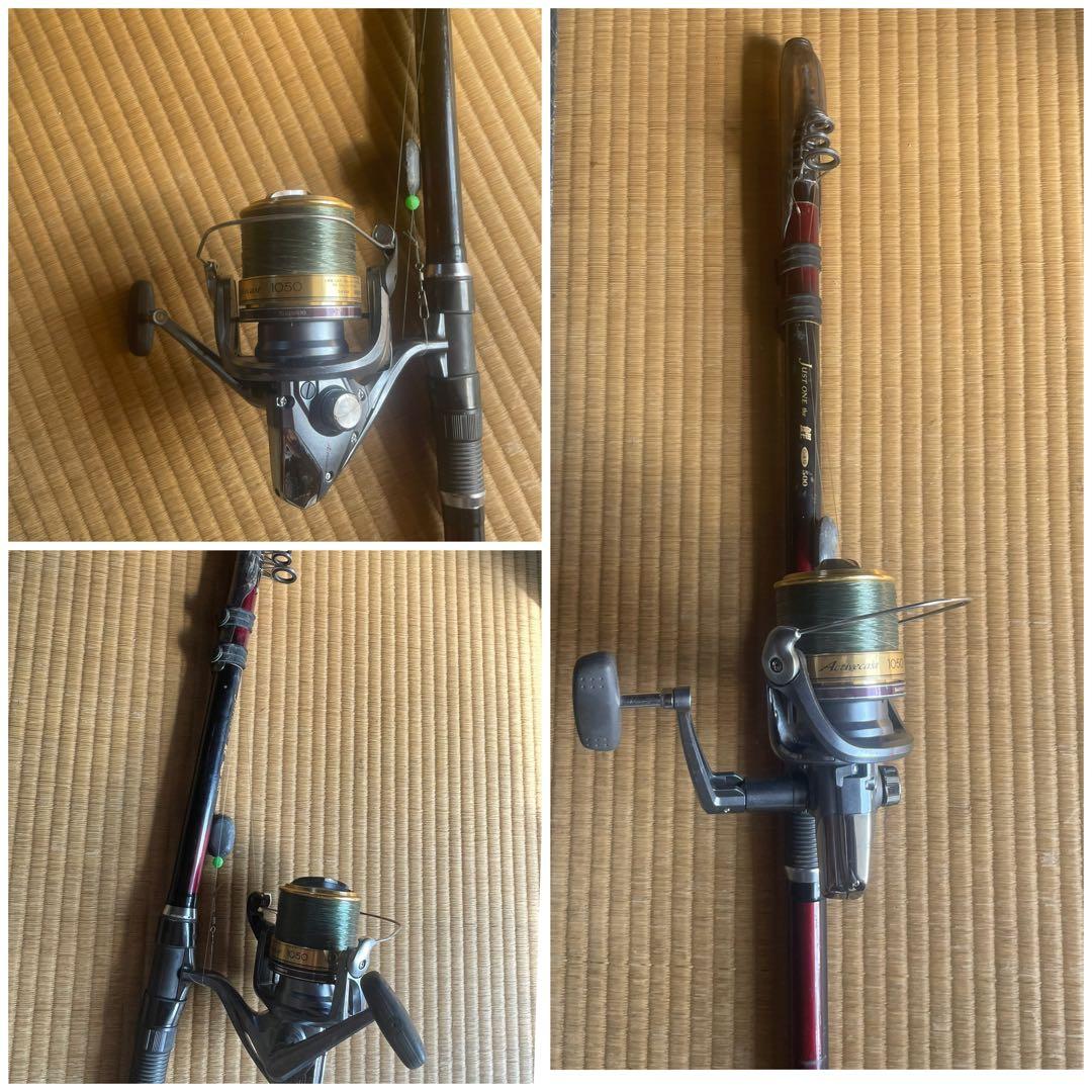 送料込シマノSHIMANO)スピニングリール投げ遠投 アクティブキャスト1050