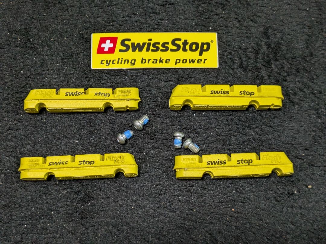 中古 BR-R8010 前後セット＋SwissStop FlashPro