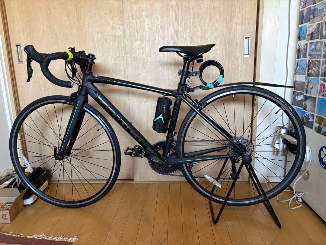 Bianchi ロードバイク ブラック 700C美品