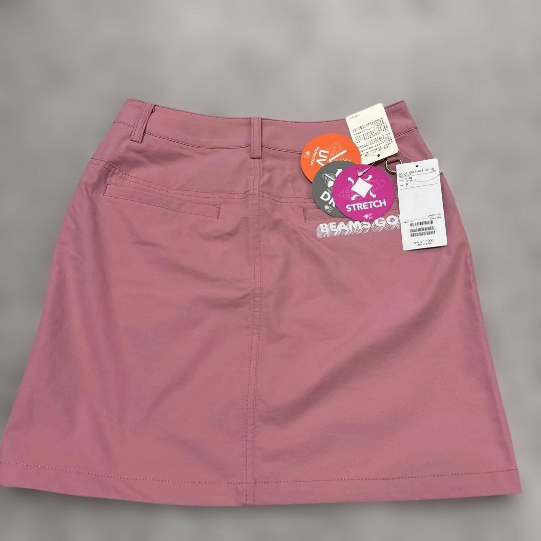 BEAMS GOLF ストレッチピンクスカート M