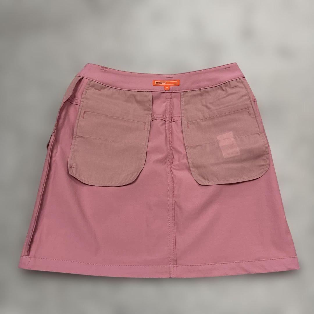 BEAMS GOLF ストレッチピンクスカート M
