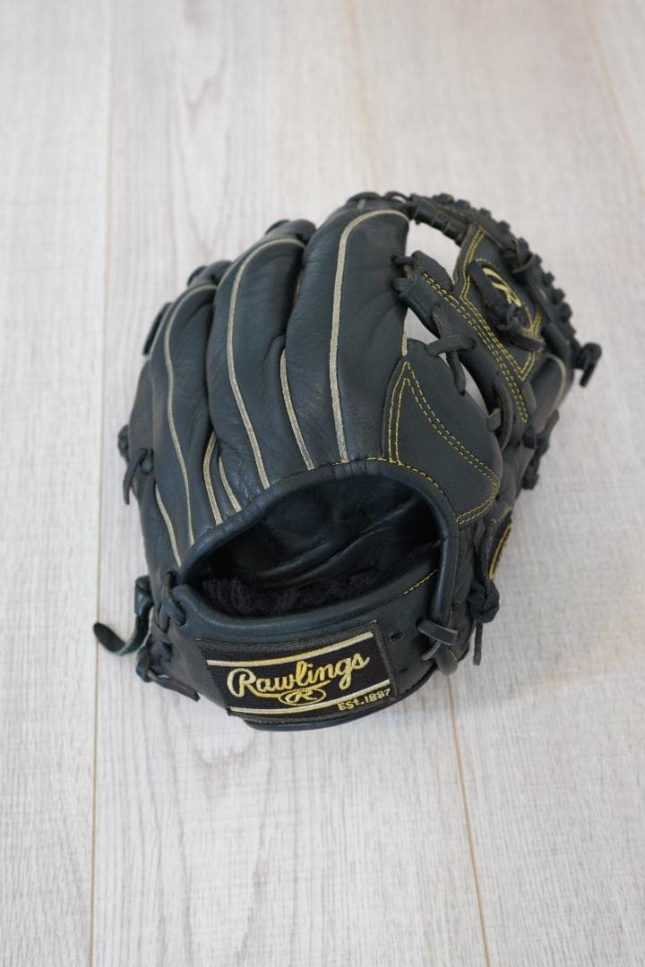 少年軟式グローブ Rawlings Wizzard02 Mサイズ 収納袋付き