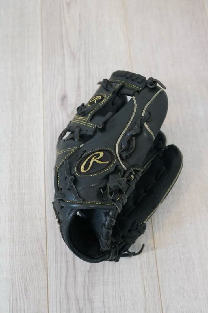 少年軟式グローブ Rawlings Wizzard02 Mサイズ 収納袋付き