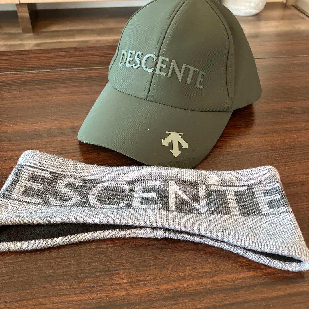 DESCENTE HEAT NAVIライナー着脱式キャップ（イヤーウォーマー付）