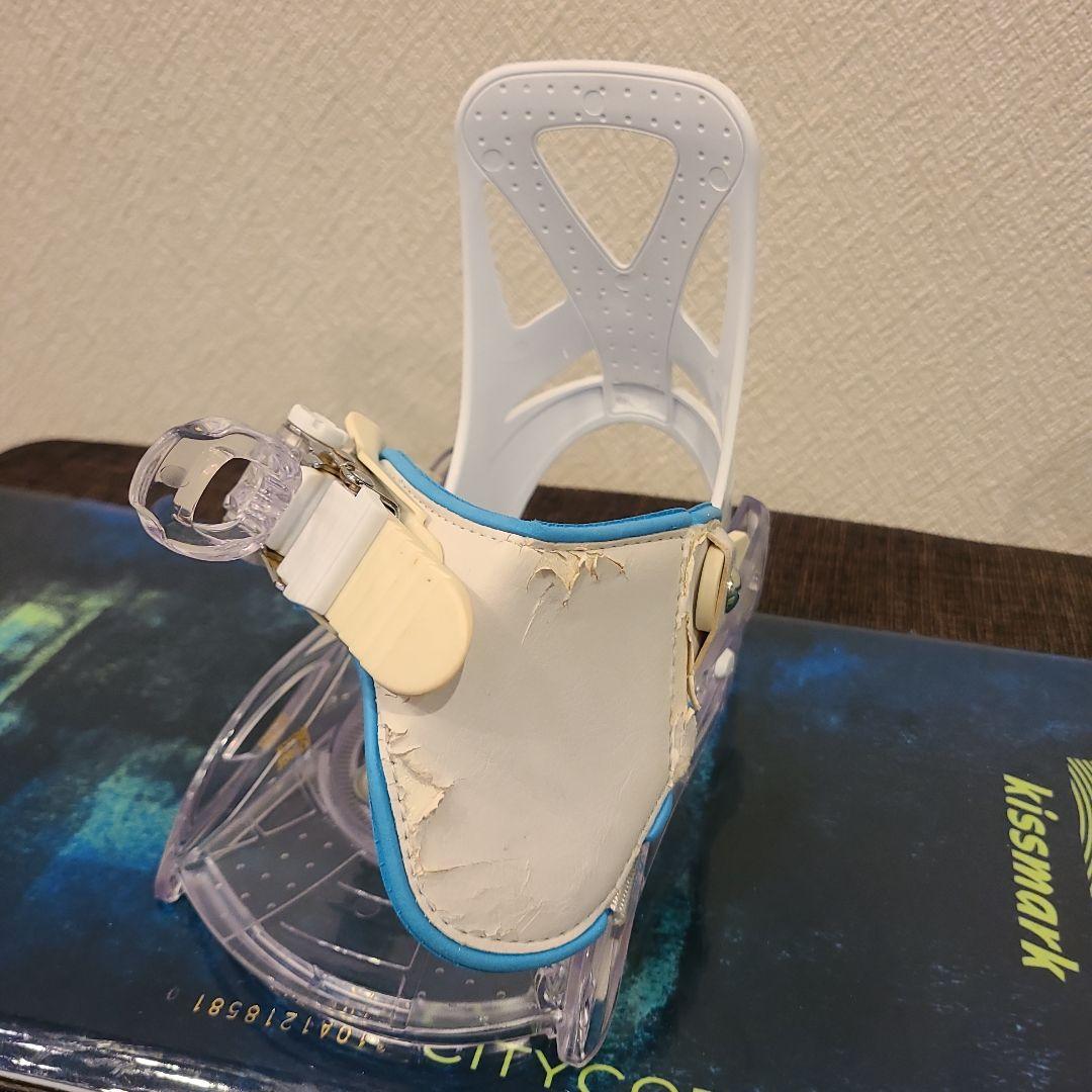 キスマーク子供スノーボード110＋BURTONバートンバインディングセットスノボ