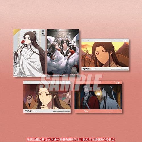 天官賜福　くじ引き堂　イラストカードセット　缶バッジ　花城　謝怜