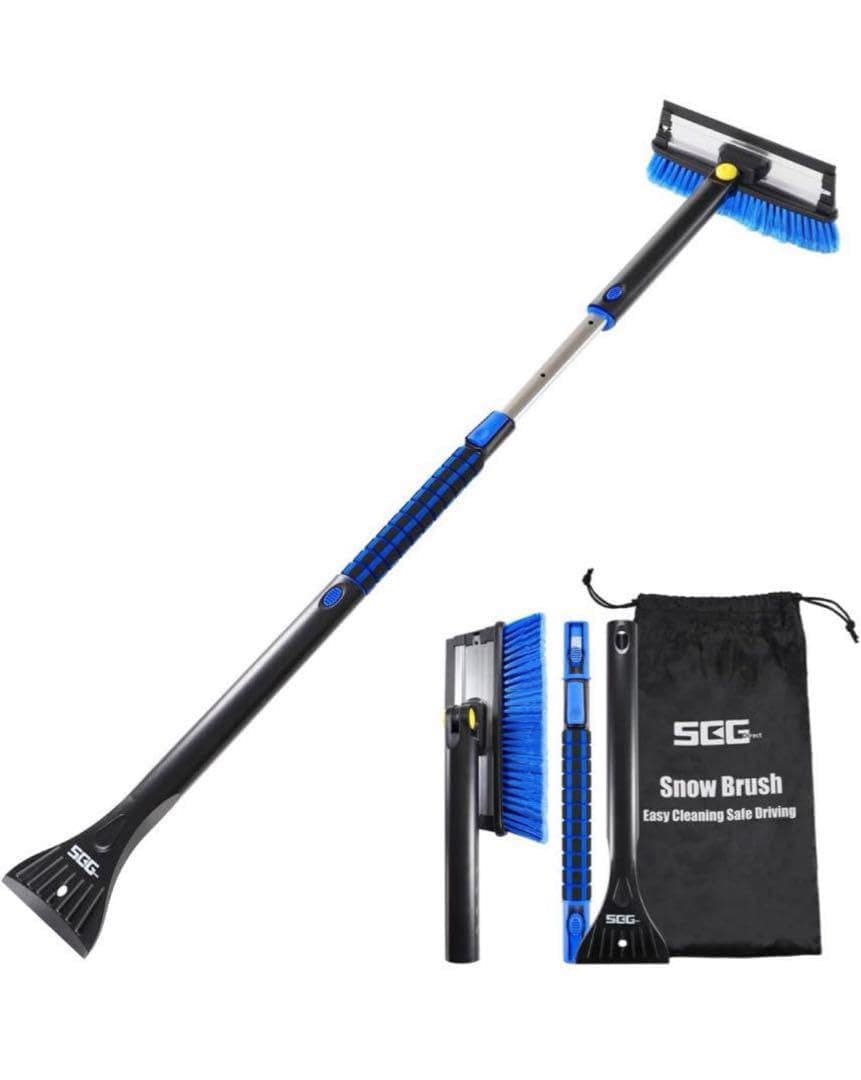 ⭐️ SEG  Brush 伸縮可能 雪かき スノーブラシ 伸縮式 雪