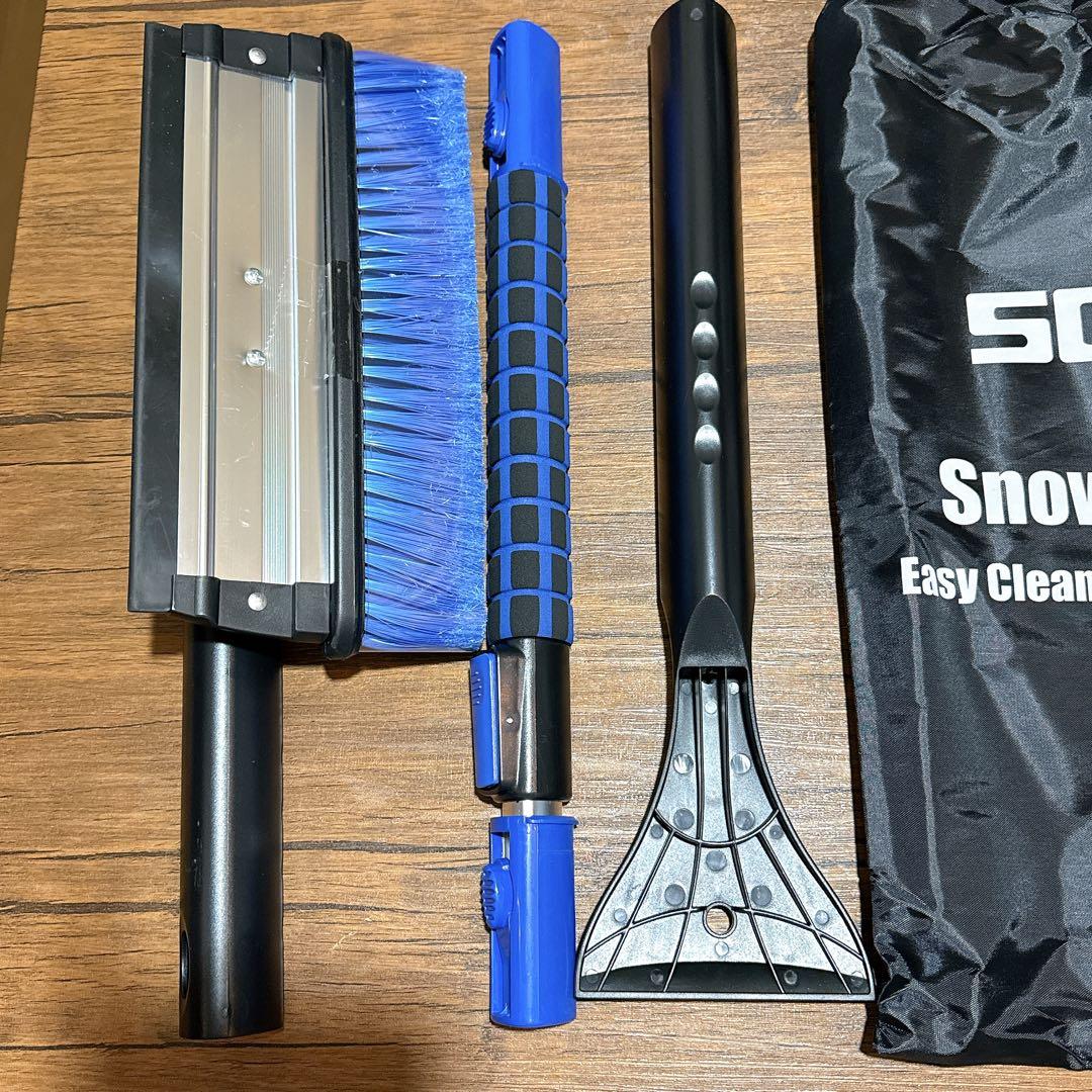 ⭐️ SEG  Brush 伸縮可能 雪かき スノーブラシ 伸縮式 雪