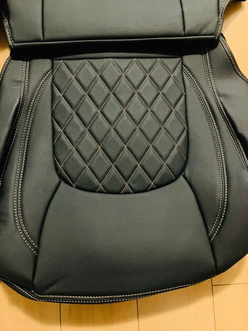 新品 ハイエース 200系 ゴールド パイピング PVCレザー カーシートカバー