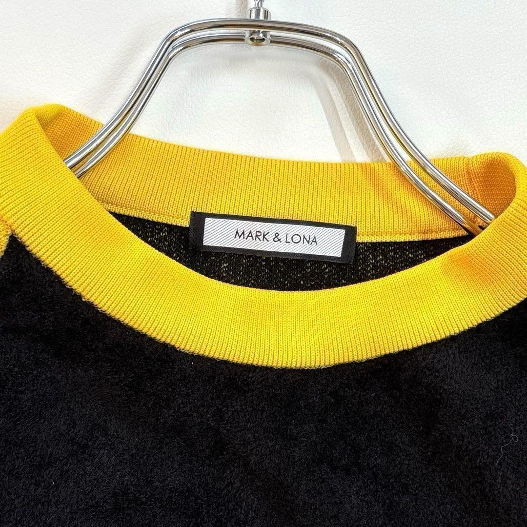極美品❗️MARK & LONA　ニットセーター　イエロー/ブラック 48/L
