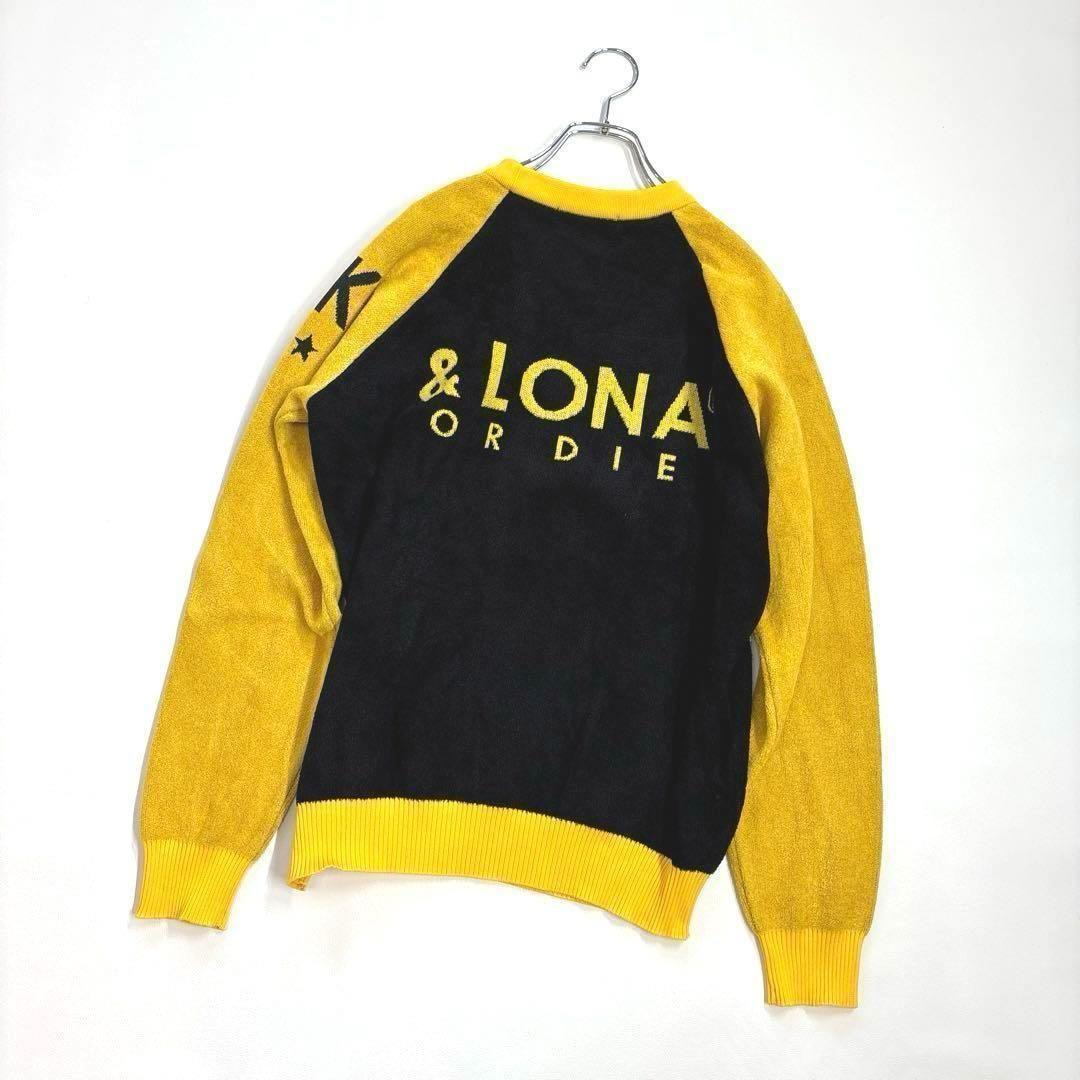 極美品❗️MARK & LONA　ニットセーター　イエロー/ブラック 48/L