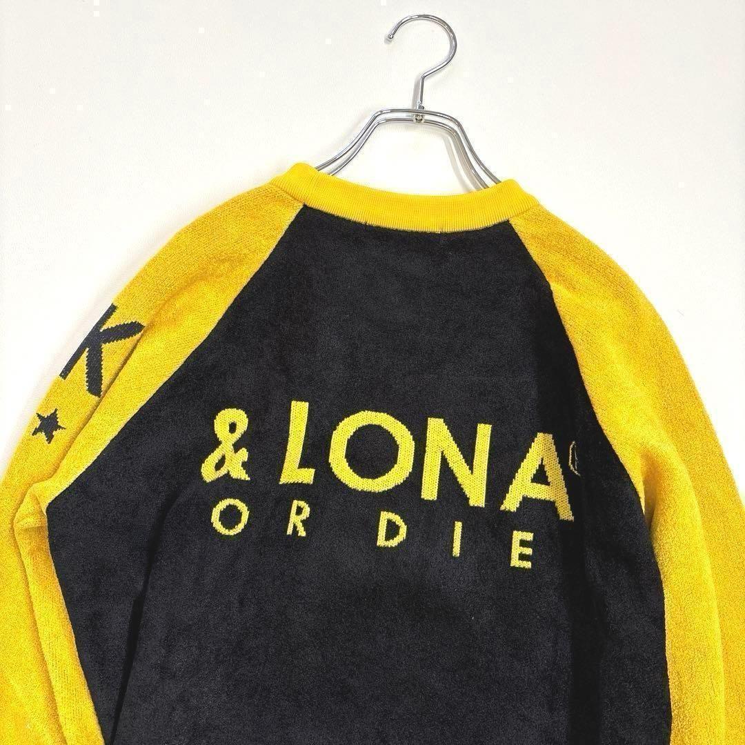 極美品❗️MARK & LONA　ニットセーター　イエロー/ブラック 48/L