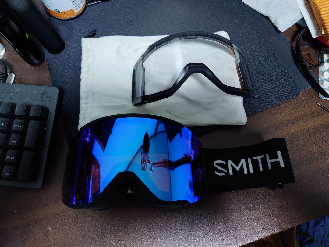 SMITH SQUAD MAGゴーグル レンズ2枚付き