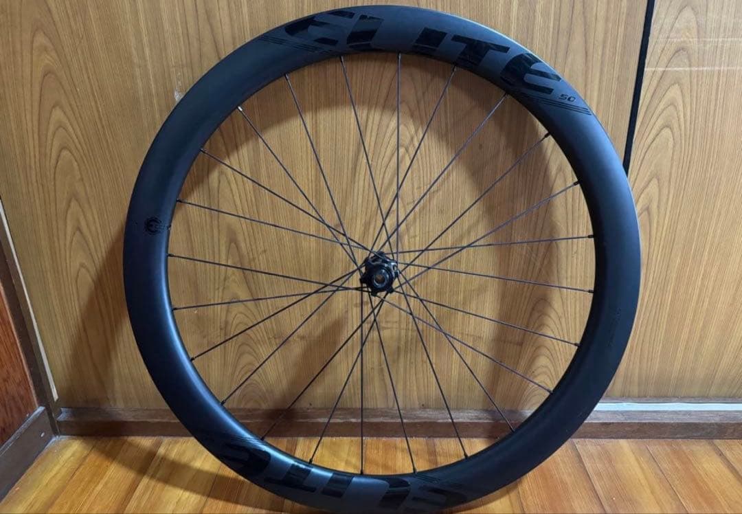 EliteWheels 50mm ディスクブレーキカーボンホイール急ぎの販売です