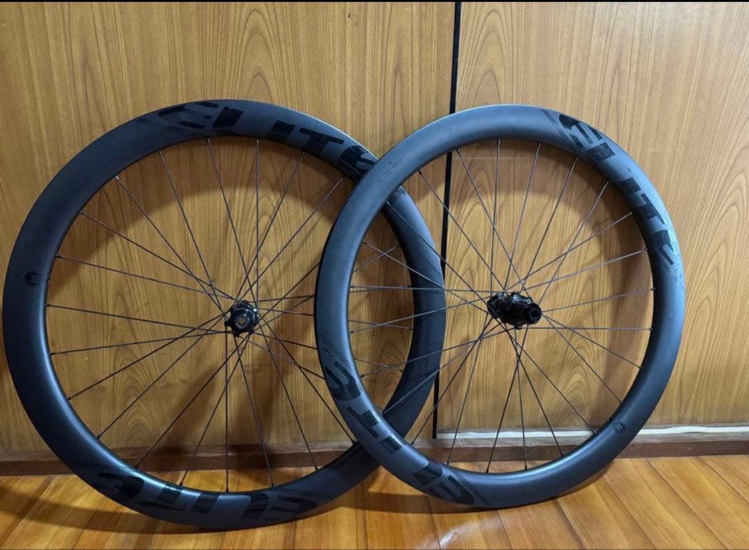 EliteWheels 50mm ディスクブレーキカーボンホイール急ぎの販売です