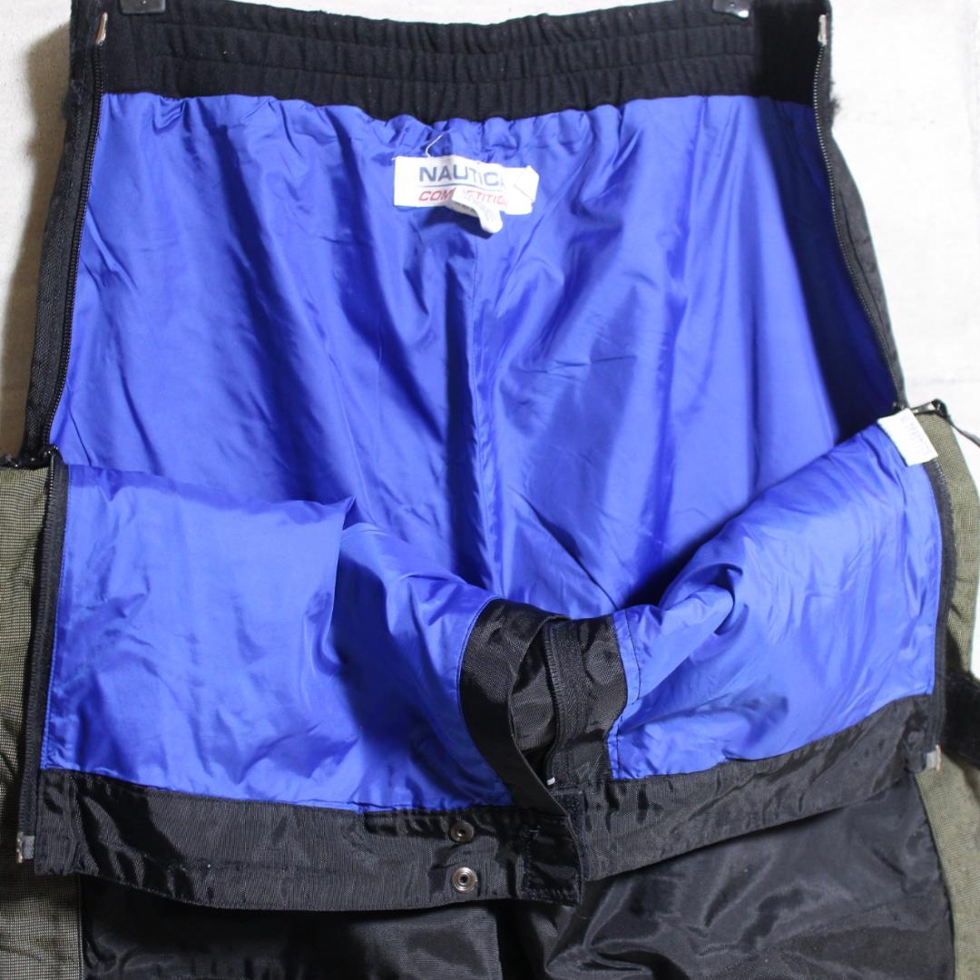 【激珍品 美品】高機能 フルジップ【XL】USA NAUTICA スノーパンツ
