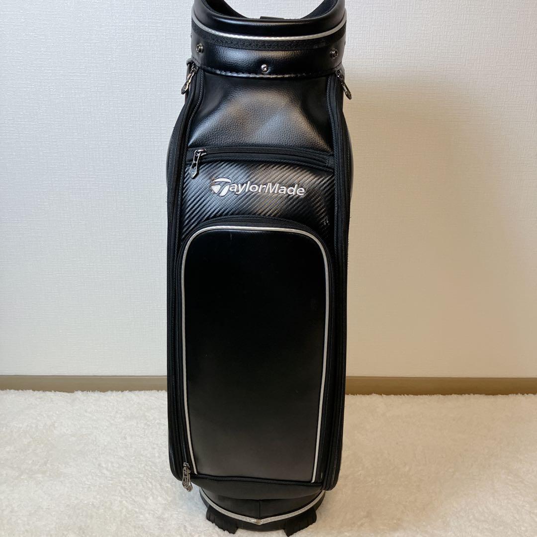 【極美品】TaylorMade 9.5型 キャディバッグ ゴルフバッグ ブラック