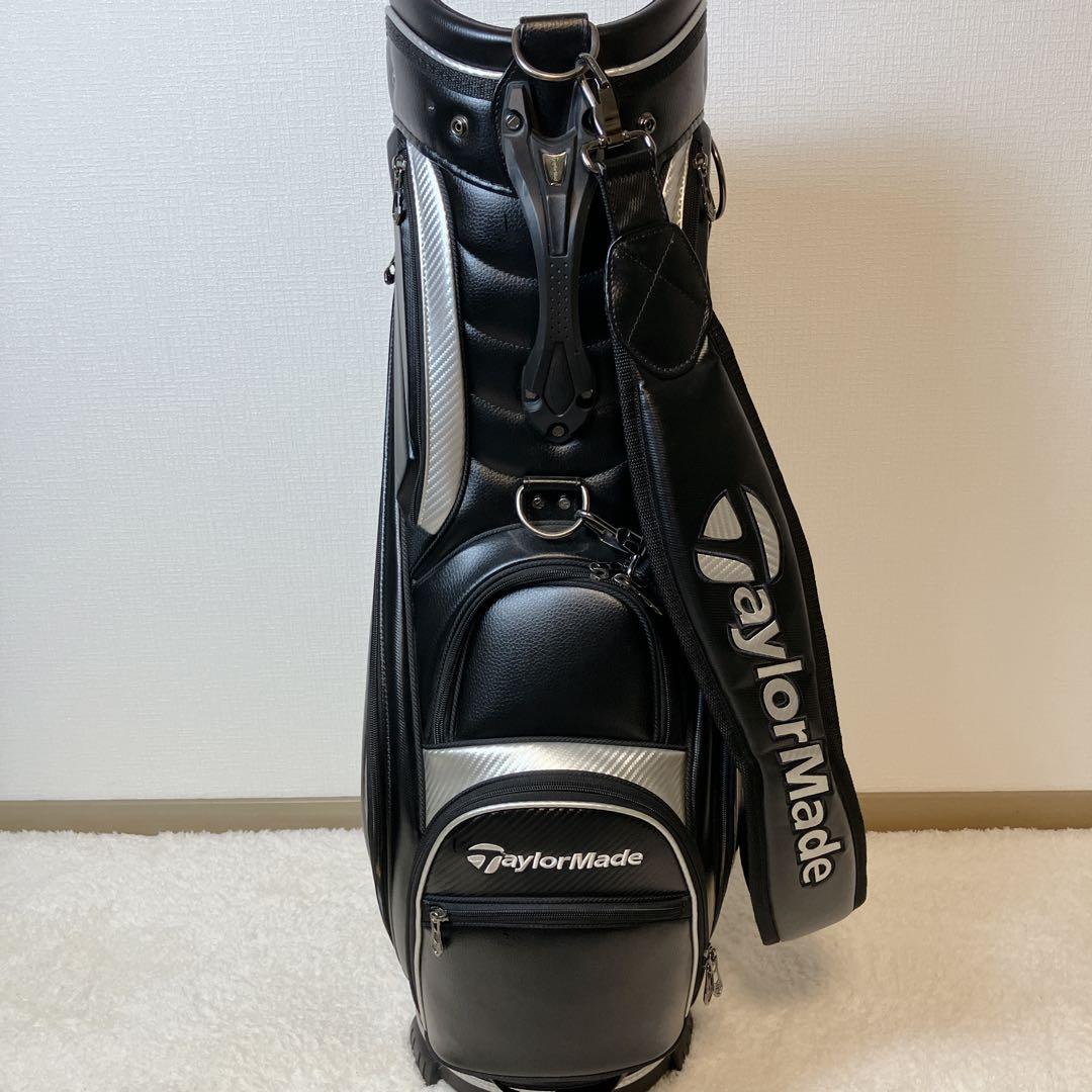 【極美品】TaylorMade 9.5型 キャディバッグ ゴルフバッグ ブラック