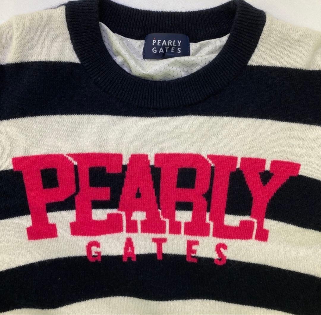 PEARLY GATES ストライプセーター 89 EST.