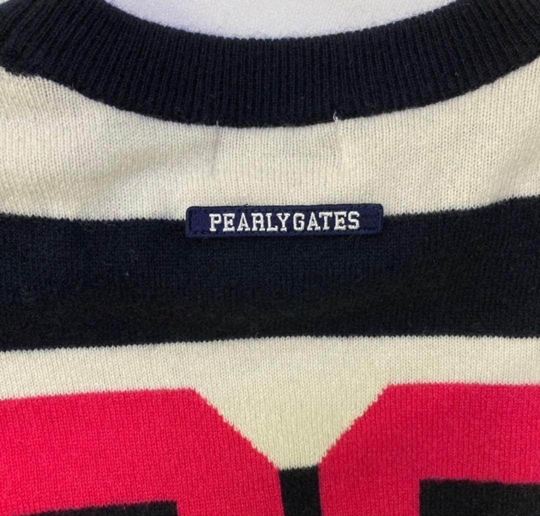 PEARLY GATES ストライプセーター 89 EST.