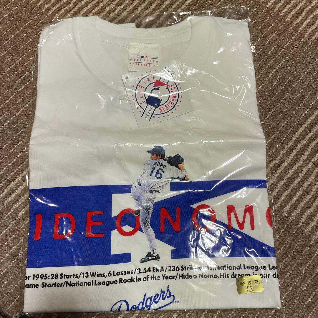 （非売品）野茂英雄がロサンゼルスドジャースにデビューした年のTシャツ