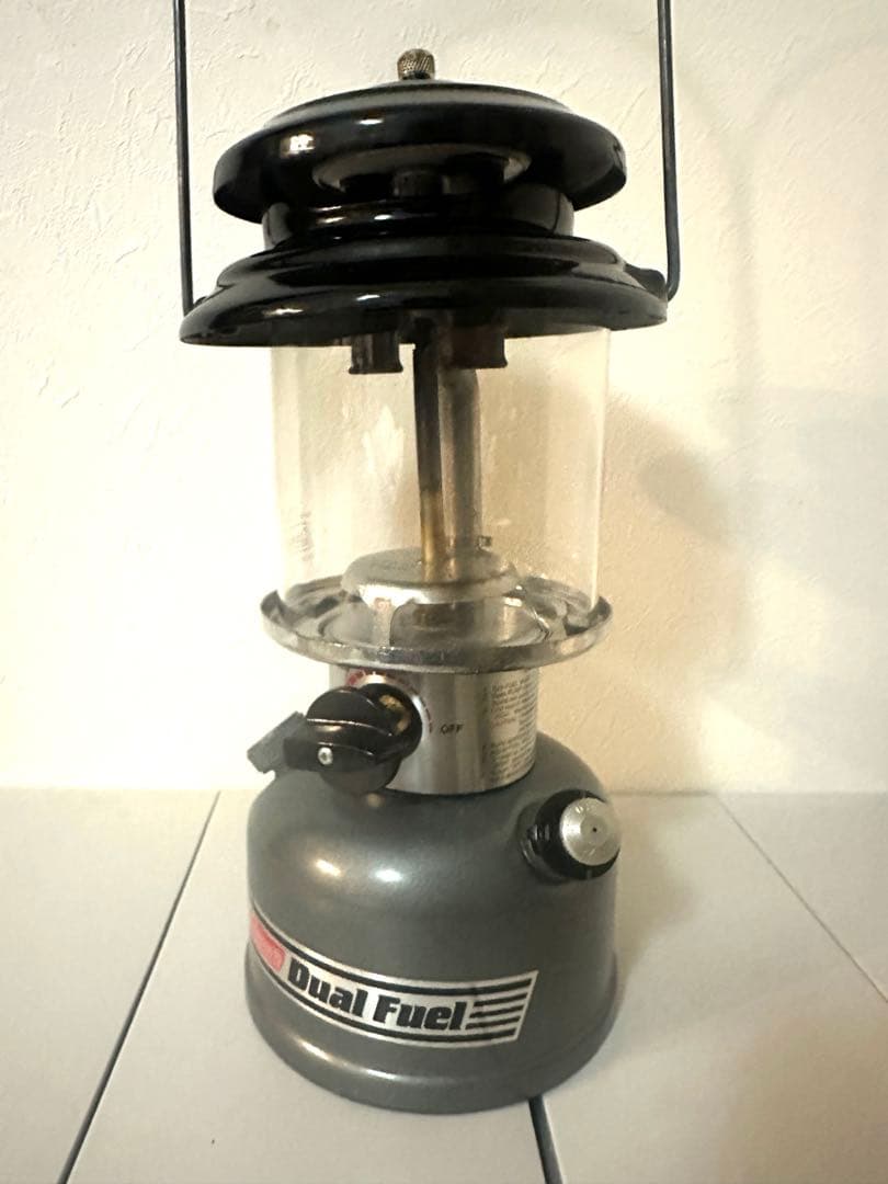 【完品・美品】Coleman Dual Fuelランタン1993年説明書備品付き