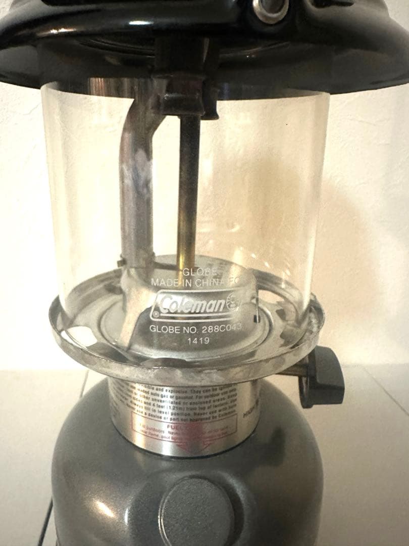 【完品・美品】Coleman Dual Fuelランタン1993年説明書備品付き