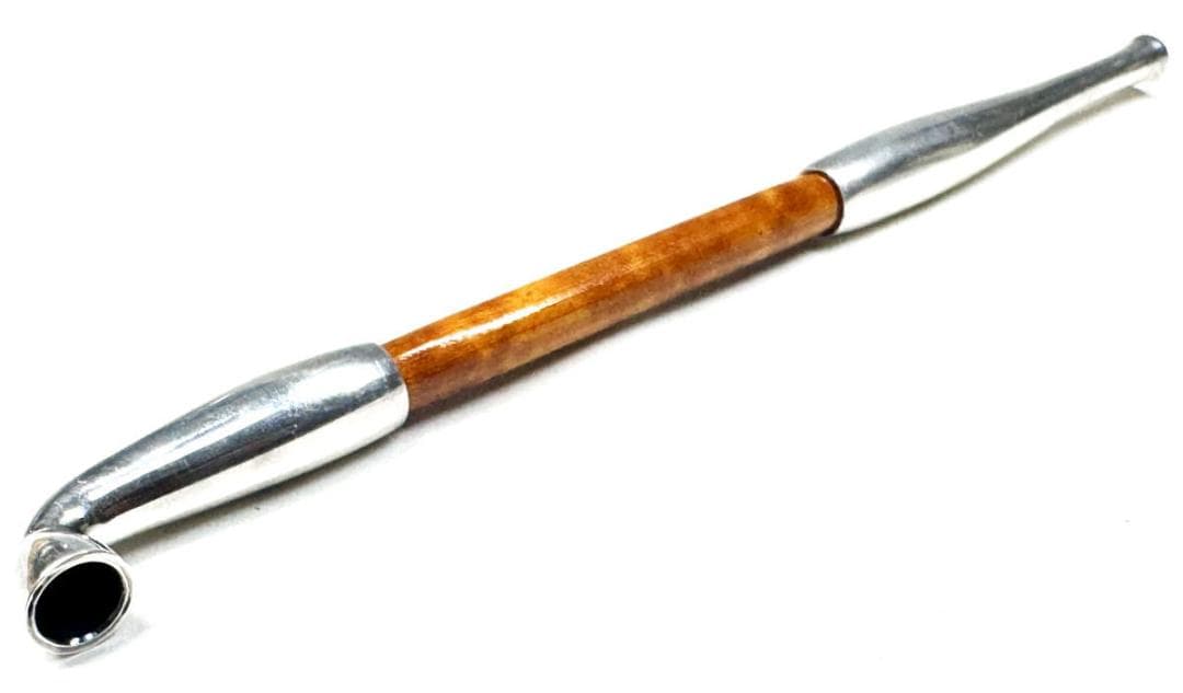 純銀製 野島光次 煙管 キセル 銘有り 喫煙具 燕市文化財指定 WWST101