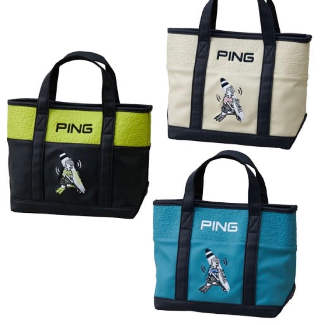 新品2026年限定品ピンMR.PINGラウンドトートGB-N2602ブラック
