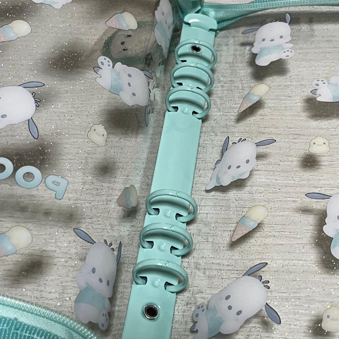ポチャッコ ぷっくり3D クリアバインダー トレカ ファイル サンリオ　シール帳