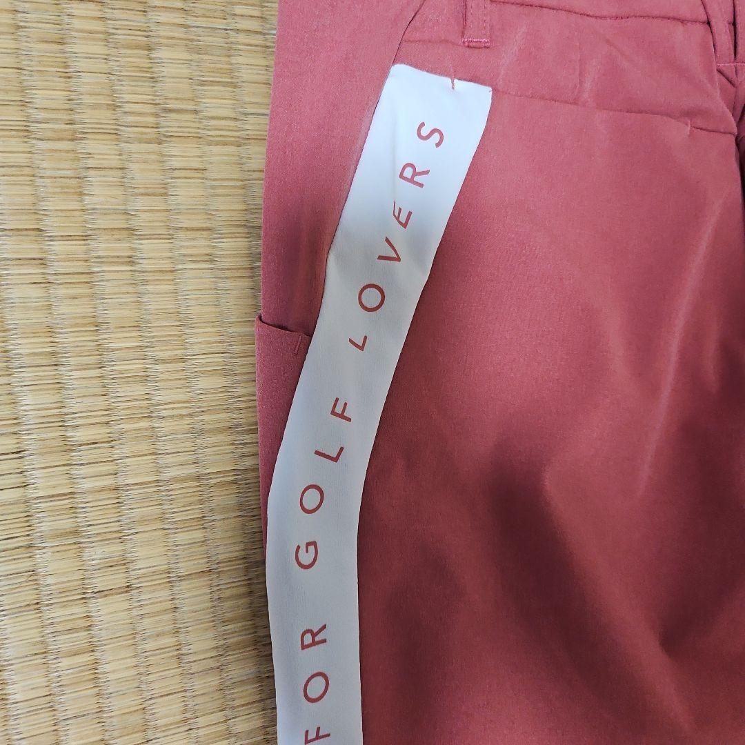 【美品】DESCENTE レディース ゴルフパンツ ピンク　spf50 Lサイズ
