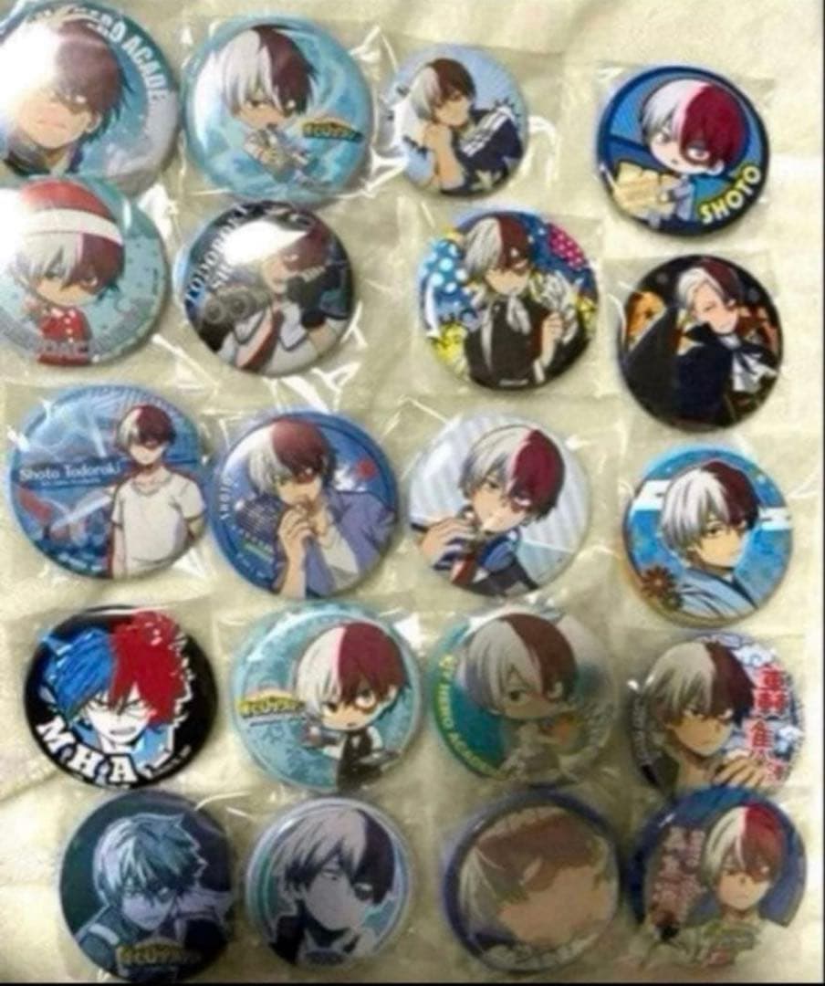 〖100点以上〗僕のヒーローアカデミア ヒロアカ 轟焦凍 缶バッジ まとめ売り