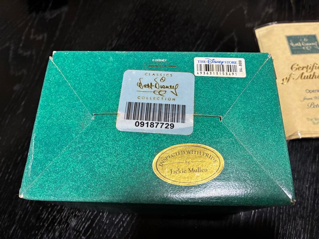 ディズニー Wdcc Peter Pan オープニングタイトル　箱あり