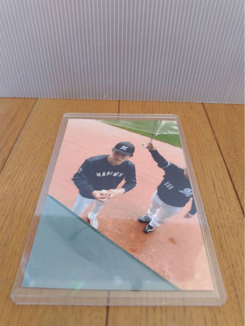 佐々木朗希 2023年侍ジャパン日本代表 ロゴ入り直筆サインボール 写真付き