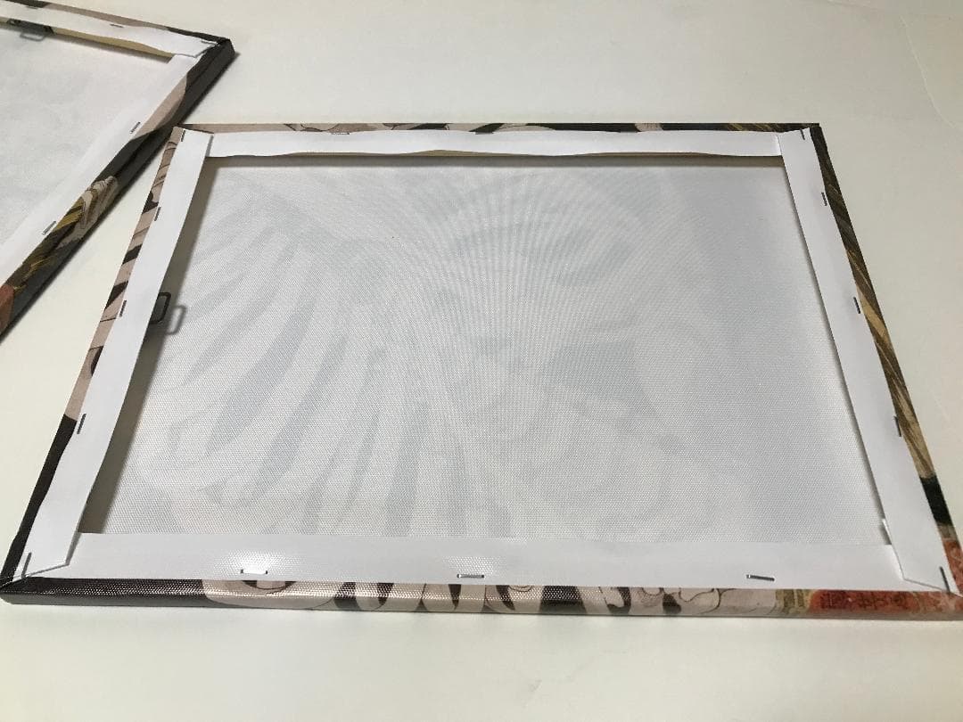 浮世絵パネル 相馬の古内裏　40×90㎝ 三枚続　歌川国芳