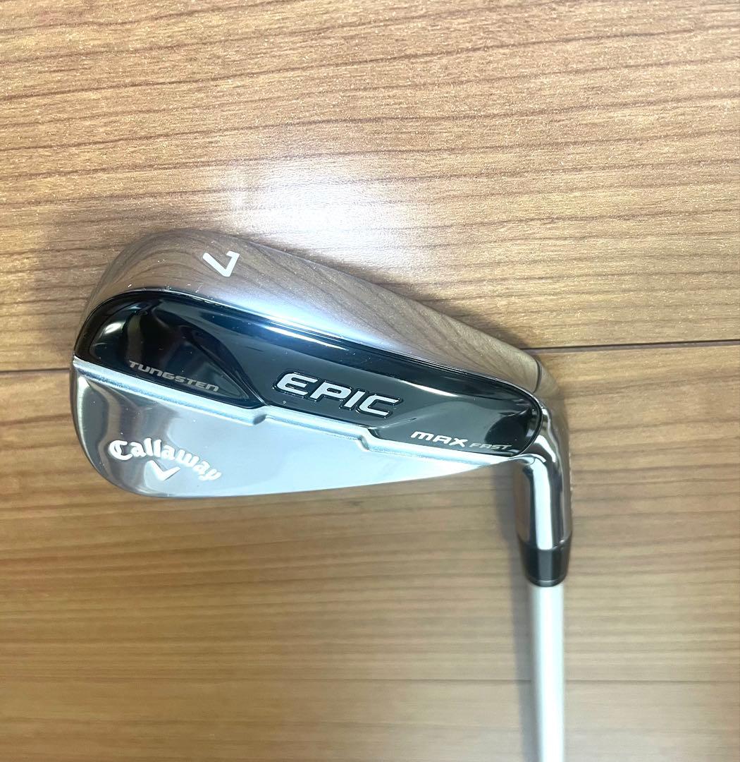ほぼ新品Callaway Epic Maxファスト アイアン5本レディース保証付