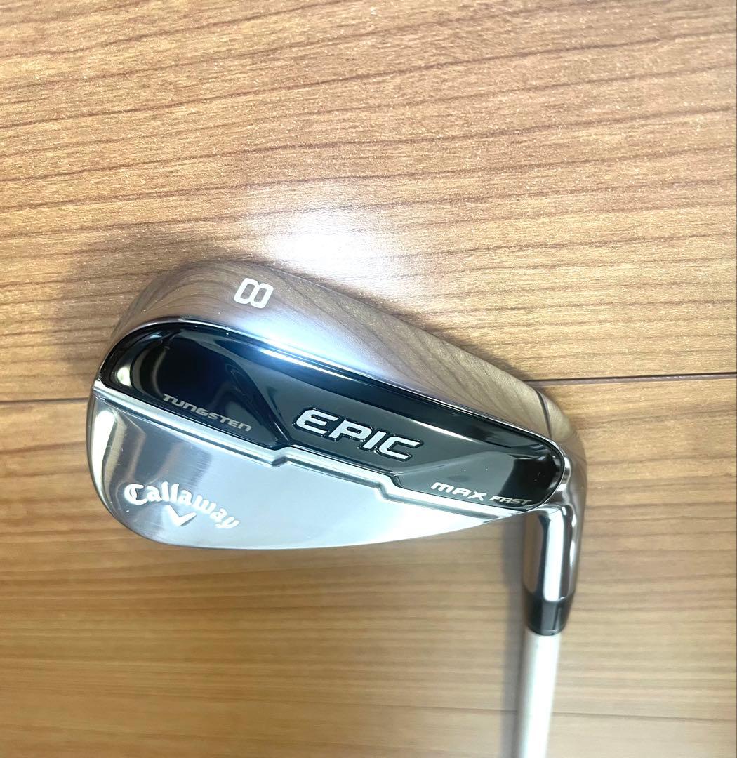 ほぼ新品Callaway Epic Maxファスト アイアン5本レディース保証付