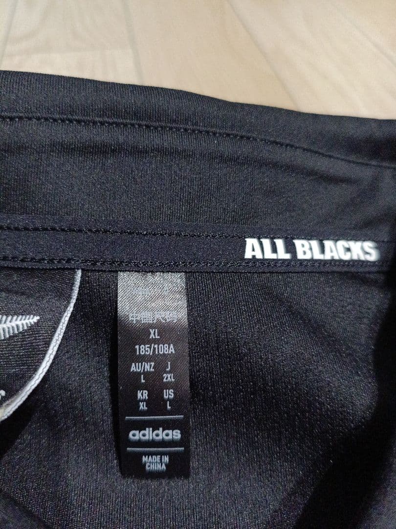 新品タグ付き　アディダス　オールブラックス　adidas　　ポロシャツ