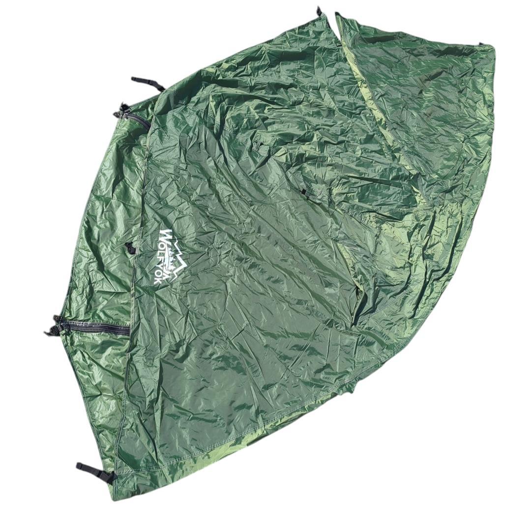 【美品】wolfyok outdoors ツーリングドーム カーキ