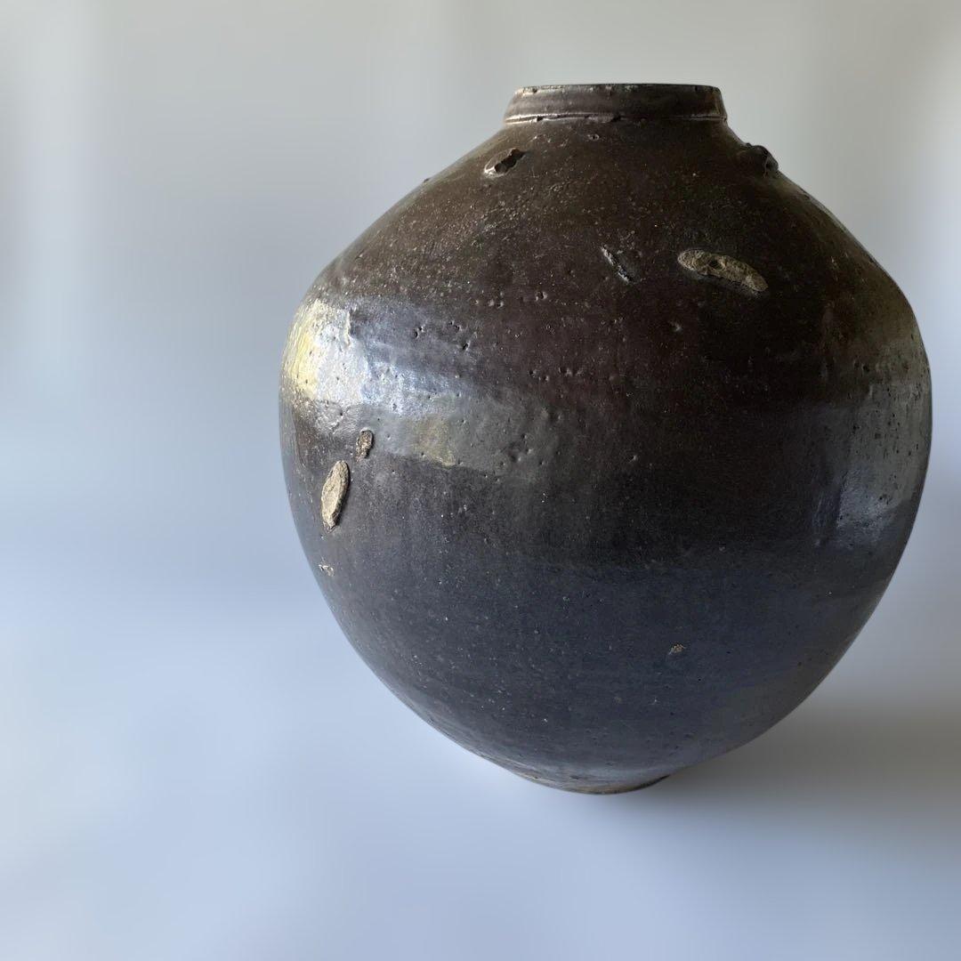 呂宋壺 15-17世紀 茶壷 南蛮壺 37cm アンティーク 骨董 古美術 花器