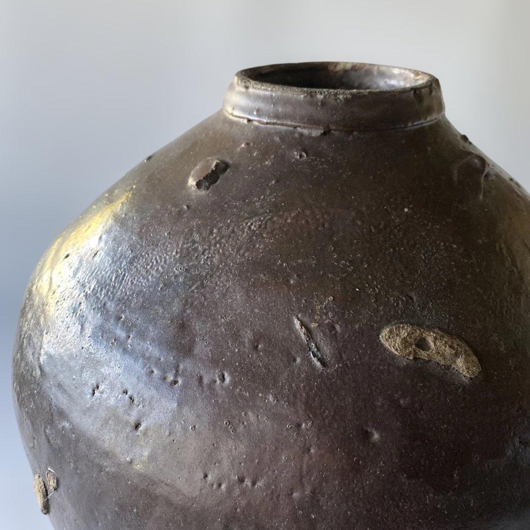 呂宋壺 15-17世紀 茶壷 南蛮壺 37cm アンティーク 骨董 古美術 花器