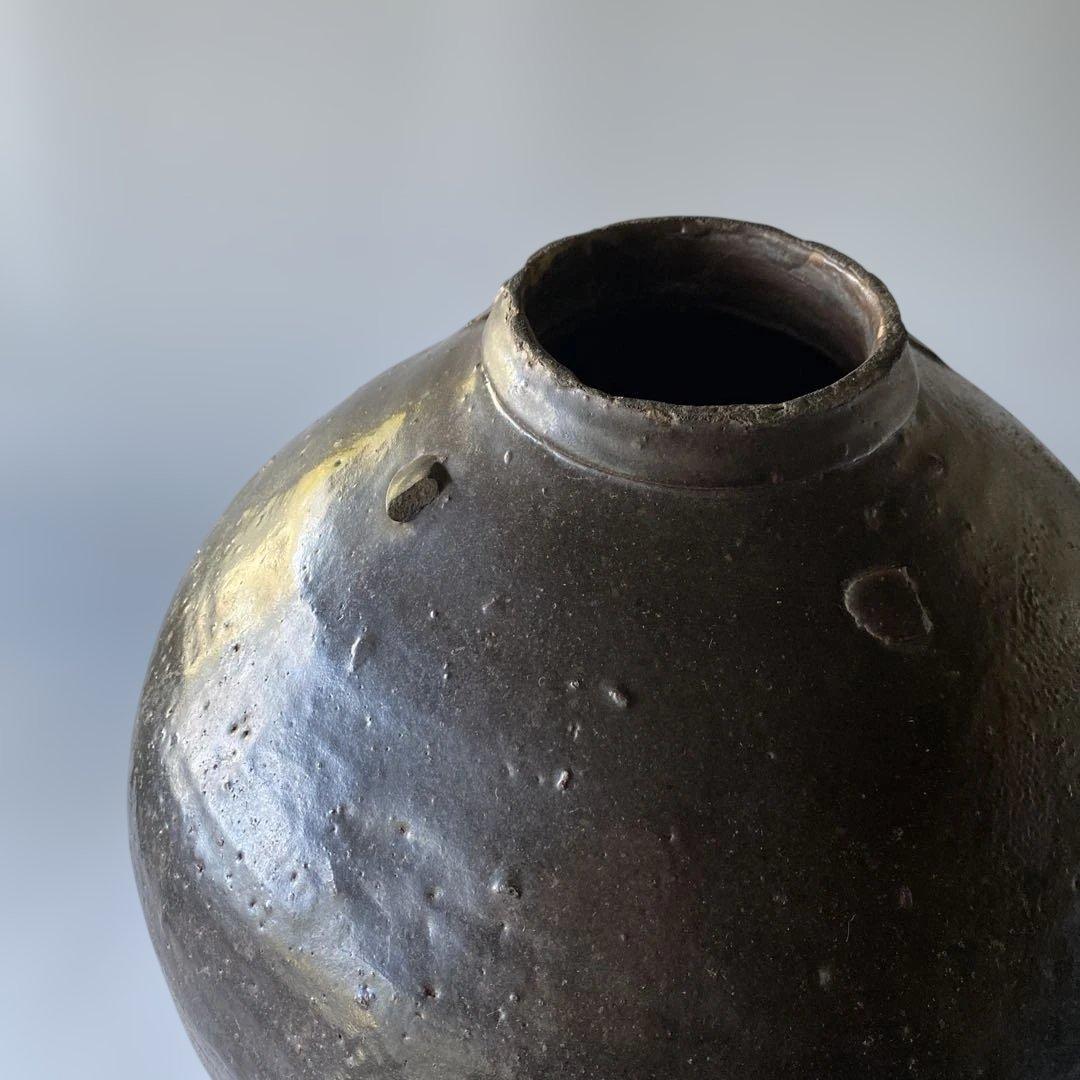 呂宋壺 15-17世紀 茶壷 南蛮壺 37cm アンティーク 骨董 古美術 花器