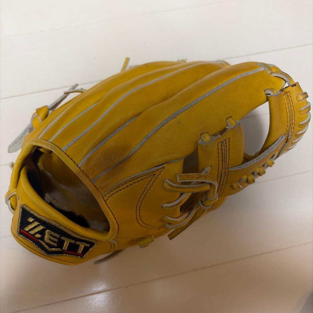 ZETT PROSTATUS 軟式グローブ イエロー　プロステータス