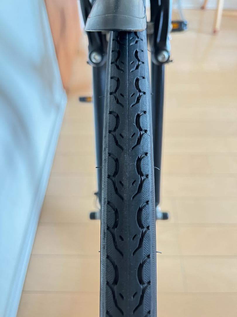 AsahiクロスバイクROOTS SLZ700 外装7段変速ブラック 引き取専用