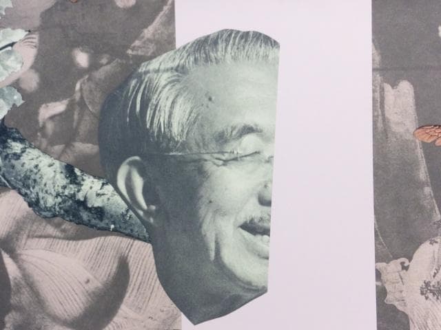 現代美術 大浦信行　直筆サイン『遠近を抱えてヨリ Ⅶ』リトグラフ　0317J