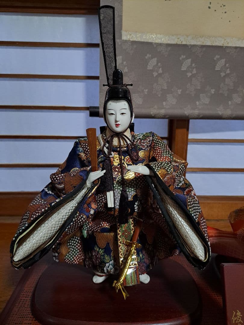 【最高級】雛人形　江戸立雛　俊峰作 ガラスケース付き