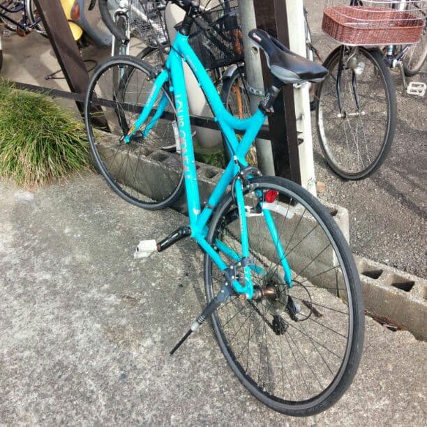 値下げ！！⭐ルイガノロードバイク⭐　水色　オレンジロゴ